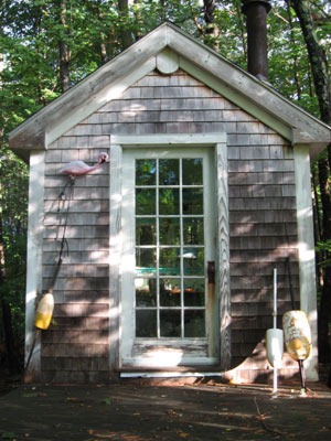 Custom Fly fishing cabinets from New Hamphire: Solid Cherry Wood Fly-fishing  Rod Holders. Custom Cabinetry