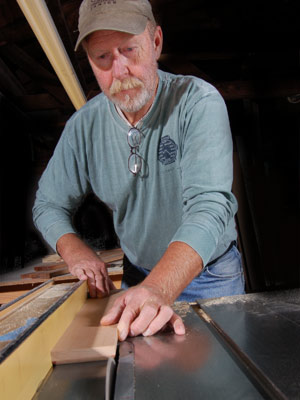 Custom Built Fly Rod Racks from New Hamphire: Solid Cherry Wood