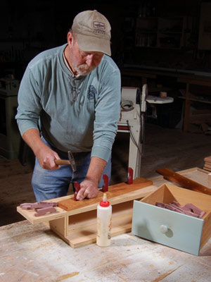 Custom Built Rod Racks from New Hamphire: Solid Cherry Wood Fly